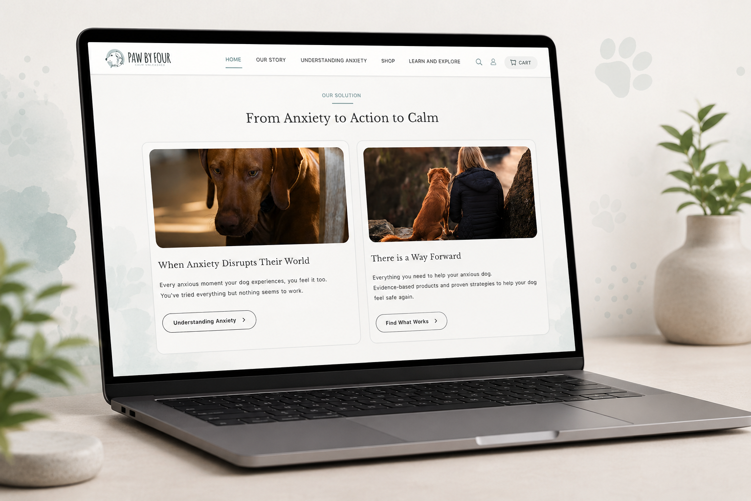 An Emotion-First Homepage Journey